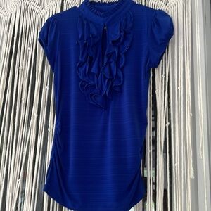 Royal Blue Blouse